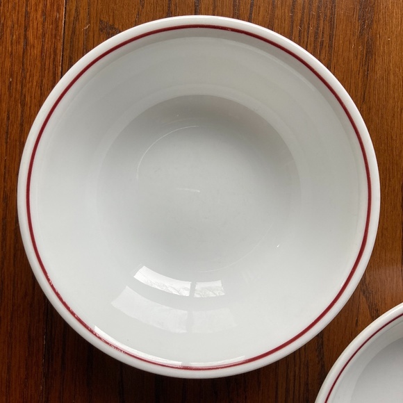 2 CORELLE Burgundy Soup Retired Bowls - Picture 5 of 7